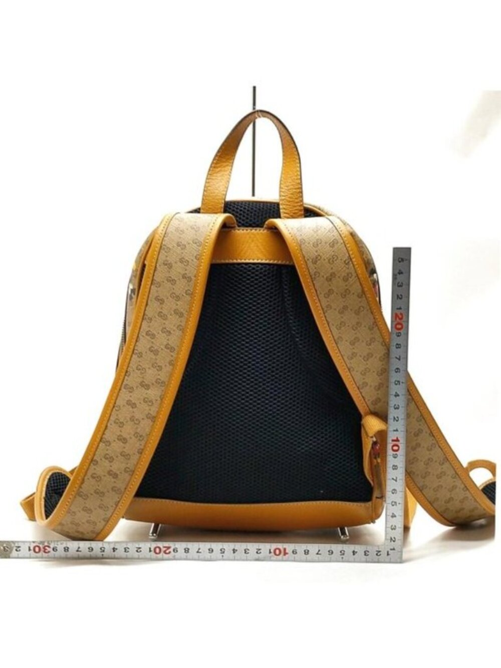 Authentic Gucci x Disney Mickey Mouse GG Supreme Backpack Brown Mini Luxury Bag - Picture 2 of 16